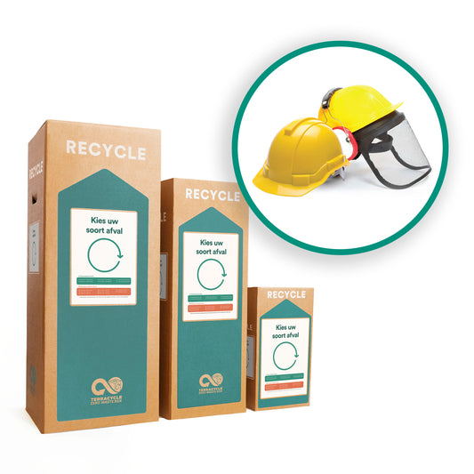 Recycling van veiligheidshelmen