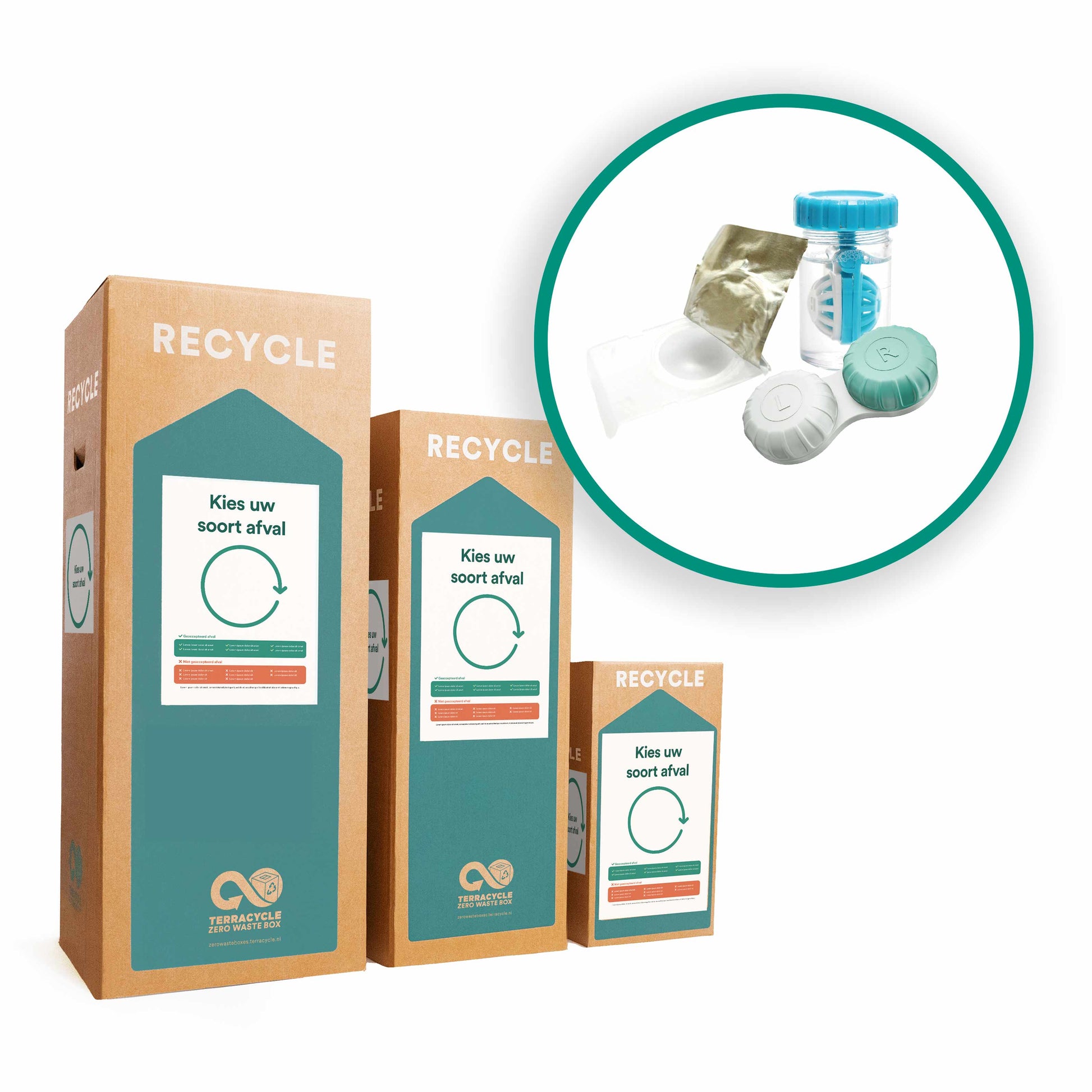 Recycle contactlenzen, pods en contactlens verpakkingen met deze Zero Waste Box