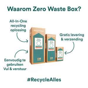Recycle plastic schoenen met Zero Waste Box