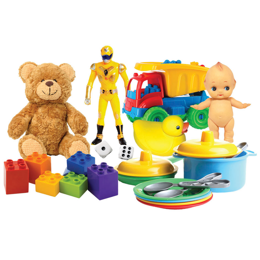 Recycle plastic speelgoed, knuffels en poppen