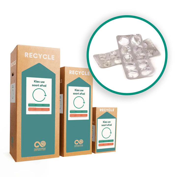 Recycle lege medicijnverpakkingen