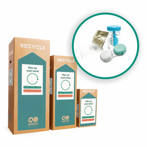 Recycle contactlenzen, pods en contactlens verpakkingen met deze Zero Waste Box