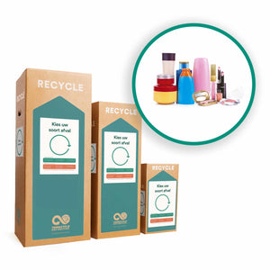 Recycle schoonheidsproducten en verpakkingen met deze Zero Waste Box