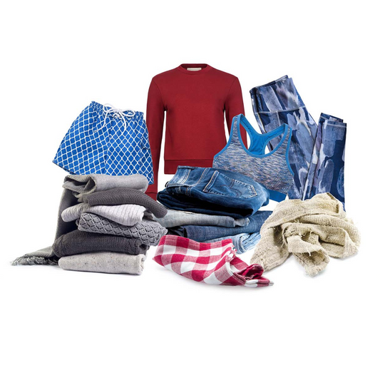 Recycle oude en versleten kleding